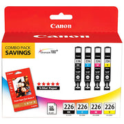 Canon 4546B007, CLI-226 Color Combo Pack Ink Cartridge