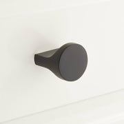 Signature Hardware EH5321.11/4BLK Pleso Solid Brass Round Cabinet Knob