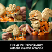 LEGO Pokmon Arcanine Building Set, Collectible Posable Figure, 1190 Pieces, Multicolor, 72160