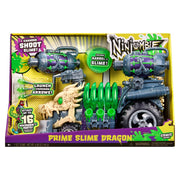 MGA Entertainment Ninjombie Prime Slime Dragon Vehicle with Dual Slime Blasting Cannons, Multicolor, Ages 6+