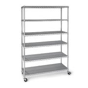 6-Tier NSF Heavy Duty Wire Shelving, 47.75