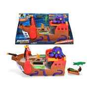 Adventure Force Pirate Ship Die-Cast Vehicle Playset, Multi-Color, Color Change Toy Boat, Ages 3+