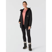 Carhartt Storm Defender Insulated Coat Women's Waterproof Breathable Jacket Black Medium 107096