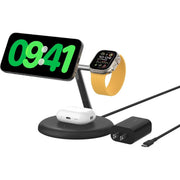 Belkin WlZ023 MagSafe Charger Compatible 3-in-1 Wireless Charging Stand 15W - Qi2-Certified Wireless Charger
