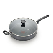 T-fal B0878264 Easy Care Nonstick Cookware, Jumbo Cooker, 5 Quart, Grey
