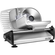 OSTBA Electric Food Slicer with 7.5in Stainless Steel Blade, Child Lock Protection, Adjustable Thickness, 150W SL518-1