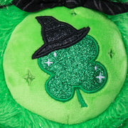 Basic Fun Care Bears x Wicked 2-Pack, Love-a-Lot Bear as Glinda & Good Luck Bear as Elphaba, 14-Inch Plush Set, Polyester, Silver Fleck Accents, Collector Box