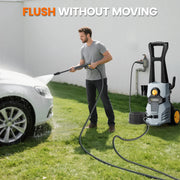 HOMSHADE PW60 Electric Pressure Washer, 1500W, 4200 PSI, 2.6 GPM, Adjustable Nozzle 0-60, Telescopic Spray Gun, Portable High Pressure Cleaner for Cars, Driveways, Fences, Patios.