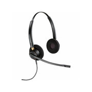 Poly EncorePro 520 Wired Headset, Dual Ear, Noise Cancelling, Quick Disconnect, Black, HW520