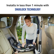 Graco SnugRide SnugFit Infant Car Seat Base with Anti-Rebound Bar, SnugLock Technology, Adjustable 5-Position Recline, Black, 2120612