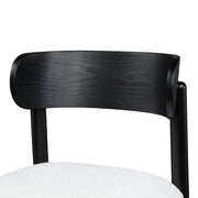 Beautiful BE64250047100A5 Drew Dining Room Chair by Drew Barrymore, Rich Black Finish, 2 Pack