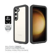 Body Glove 100007925 Tidal Waterproof Phone Case for Samsung Galaxy S23+ 5G - Black/Clear