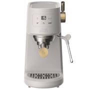 Thyme & Table Barista Mini Espresso Machine, 15-Bar Pressure, Built-In Steam Wand, Eucalyptus Green, TT2248R-ECOM