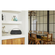 Harman Kardon Go + Play 3 Portable Bluetooth Speaker, Black, 8-Hour Battery, USB Charging, Auto Self-Tuning, Dual Microphones