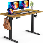 Chitooma 55STANDINGDESKBROWN Kyspho Large Electric Standing Desk, 55 x 24 inch