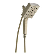 Brizo Siderna Hydrati 2-in-1 Hand Shower Package with H2Okinetic Technology, Brushed Nickel, Wall Mounted, Round Shape, Alloy Steel, 86280-BN