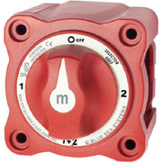 Dock Edge 6007 Blue Sea Systems m-Series Mini Selector Battery Switch, Red