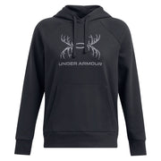 Under Armor Rival Antler Graphic Hoodie - Black - L
