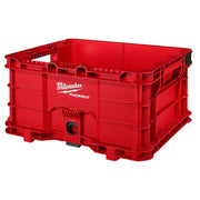 Milwaukee 48-22-8440 Packout 18.6 in. Tool Storage Crate Bin with Carrying Handles and 50 lbs. Weight Capacity