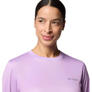 Columbia Tidal PFG Fish Star Long-Sleeve Shirt for Ladies - Hydrangea/Fish Star Marlin - XL