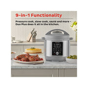 Instant Pot 112-0169-01 6-Quart Whisper Quiet 9-in-1 Electric Pressure Cooker, Slow Cooker, Rice Cooker, Steamer