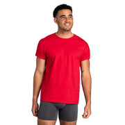 Fruit of the Loom Men's Stay Tucked Crew Neck T-Shirt, Classic Fit, Moisture-Wicking EverSoft Cotton, Assorted Colors, 6 Pack, 2XL, 6P281CX