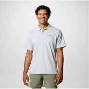Columbia Freezer Short-Sleeve Polo for Men, Cool Grey, XL
