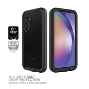 Body Glove 100007923 Tidal Waterproof Phone Case for Samsung Galaxy A54 5G - Black/Gray