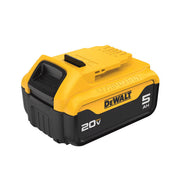 DeWALT 20V MAX XR Cordless Tool Battery and Charger Kit, 5Ah Lithium-Ion, Lightweight, Extended Runtime, DCB205C
