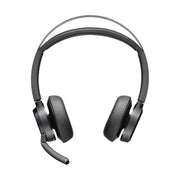 Poly Voyager Focus 2 Wireless Bluetooth Headset with Active Noise Cancelling, USB Type-C, Over-the-Head, Black, 9T9J6AA#AC3