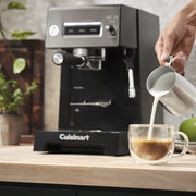 Cuisinart Espresso Bar Collection Espresso Machine, 20 Bars Pressure, 54mm Stainless Steel Bottomless Portafilter, Steam Frothing Wand, Cold Extraction, Black, EM-320ES