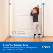 TP-Link Tapo TCW61 Indoor/Outdoor Security Camera, HD Color Night Vision, IP65 Weatherproof, Smart AI Detection, Two-Way Audio, Local microSD Storage