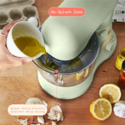 Beautiful 19468 3.5 Qt Stand Mixer, Sage Green With Flat Beater, Dough Hook, Whisk