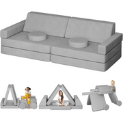 DEYGIA 10Pcs Modular Kids Sofa, 65.4