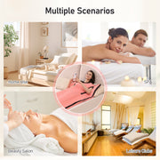 Naipo Infrared Sauna Blanket Portable Electric Sauna Blanket with Adjustable Thermostat Pink 6 ft x 2.6 ft FUL-8207