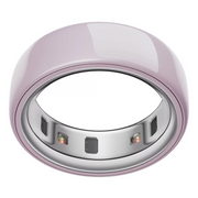 Oura JZ90-57459-07 Ring 4 Ceramic Petal Smart Ring, All-Titanium Durable Design, Sleep and Activity Tracker, Women's Health Monitoring, 7