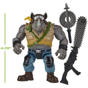 Playmates Toys Teenage Mutant Ninja Turtles x G.I. Joe Buzzer x Rocksteady 6in Highly Articulated Action Figure Multicolor 81934