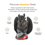 Tonies Toothless Audio Toy Figurine from How to Train Your Dragon, Multicolored, Ages 5+