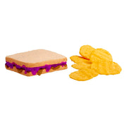 MGA Entertainment Slime Life PB&J with Chips DIY Slime Kit, Realistic Food-Inspired Design, Variety of Textures, Includes Bread Slices, Peanut Butter, Jelly, Chips, Serving Plate, and Knives