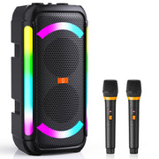 JYX T30-T Karaoke Machine, Bluetooth Speaker with Microphone for Adults