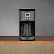 Cuisinart DCC-3200BKSNAS 14-Cup Coffee Maker with Water Filtration, Black Stainless Steel