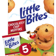 Entenmann's Little Bites Chocolatey Chip Mini Muffins, 5 Individually Wrapped Packs, 7.5 oz Multipack
