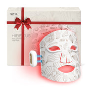 ARIVEA Red Light Therapy Mask with Red, Yellow, Blue, and Infrared Lights, Wireless Rechargeable Silicone Face Mask for Skin Rejuvenation SKB-2418