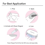 Dashing Diva GOM21 One Gel Magnetic Nail Polish Rogue Teal Indigo 10ml