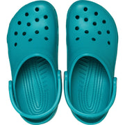 Crocs Classic Clog, Turbo Teal, Lightweight Water-Friendly Unisex Shoes, Size 10 Women/8 Men, 10001