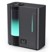 ALROCKET 8L Ultrasonic Whole House Humidifier, Warm and Cool Mist, 1000 sq ft Coverage, 80H Runtime, Quiet Operation, Black, DH-JS16