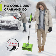 Syvio PS22 Cordless Snow Shovel, 24V, 12 Inch