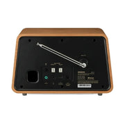 Sangean WR-55 Retro-Style AM/FM/Bluetooth Wooden Cabinet Tabletop Radio, Natural Cherry
