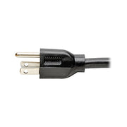 Tripp Lite 8ft Heavy-Duty Power Cord (NEMA 5-15P to RA IEC-320-C15), Black
