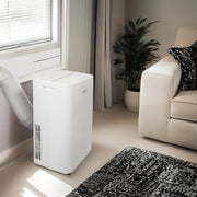 Whirlpool WHNP141AW 10,000 BTU (14,000 BTU ASHRAE) Portable Air Conditioner with Remote, 700 Sq ft